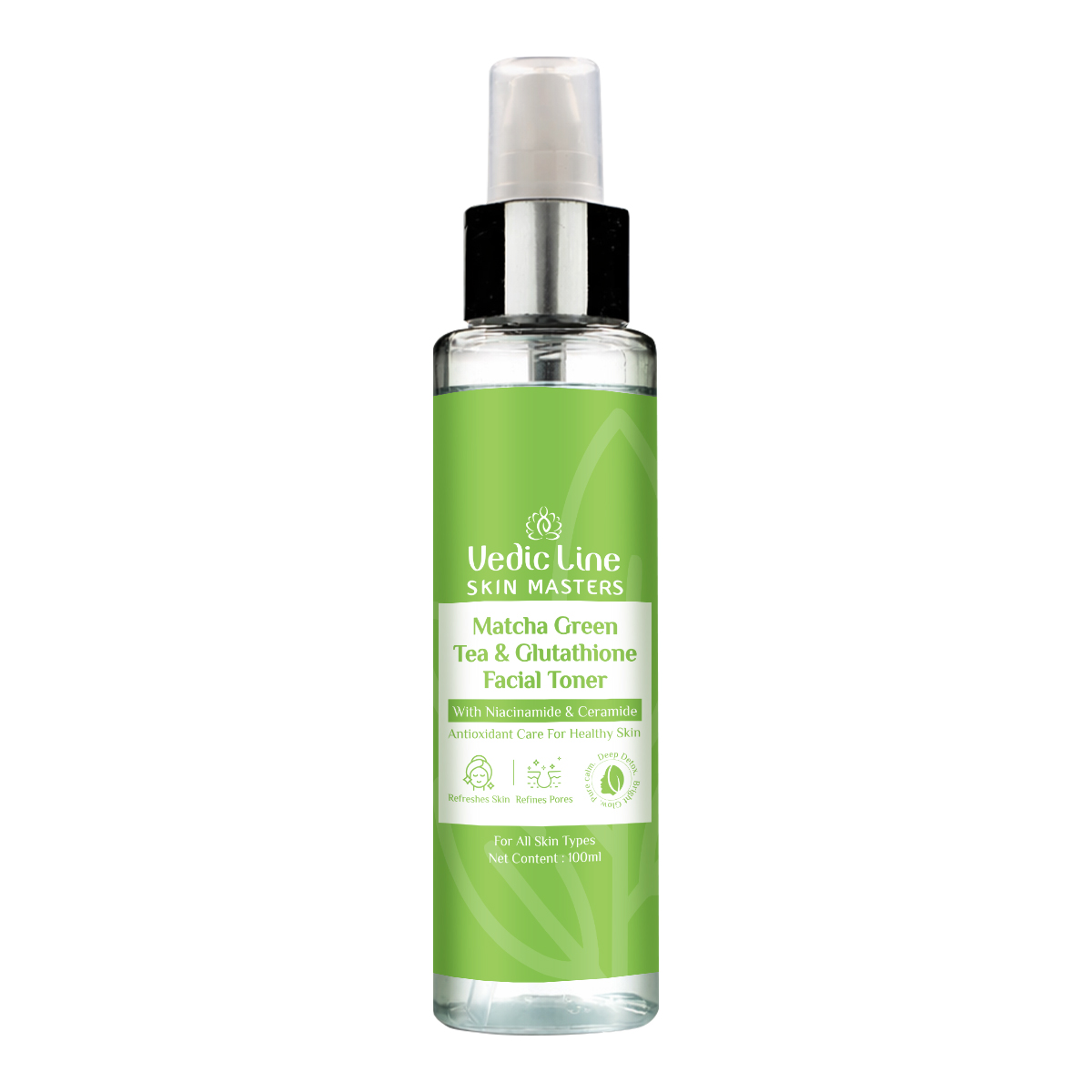 matcha-green-tea-toner-front Matcha Green Tea & Glutathione Facial Toner with Ceramide & Hyaluronic Acid
